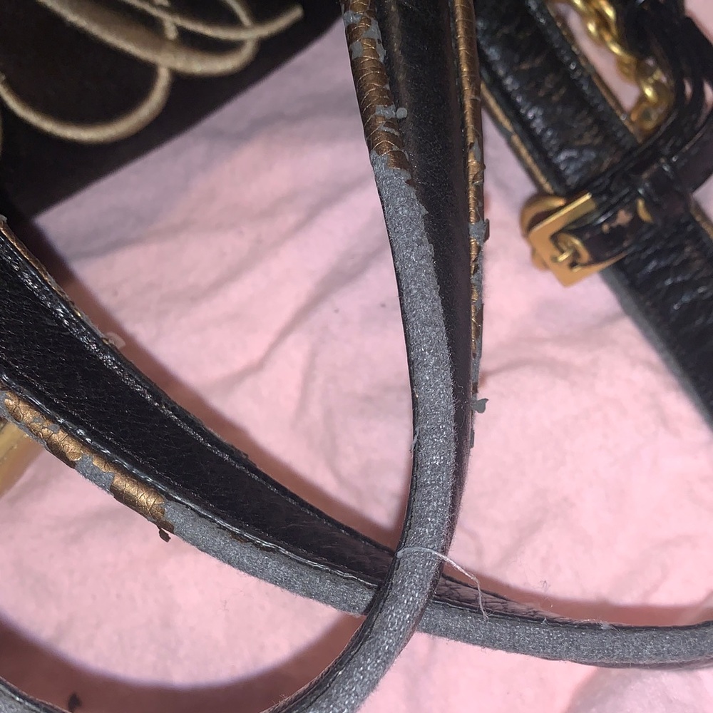 Y2K EXTREMELY RARE Vintage Juicy Couture Black & Brown Daydreamer w/embroidered🌹 - Picture 13 of 16